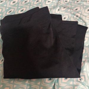 Victoria Secret black silk leggings